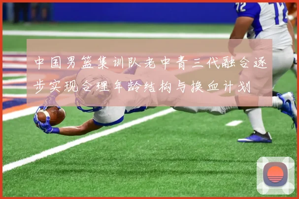 中国男篮集训队老中青三代融合逐步实现合理年龄结构与换血计划
